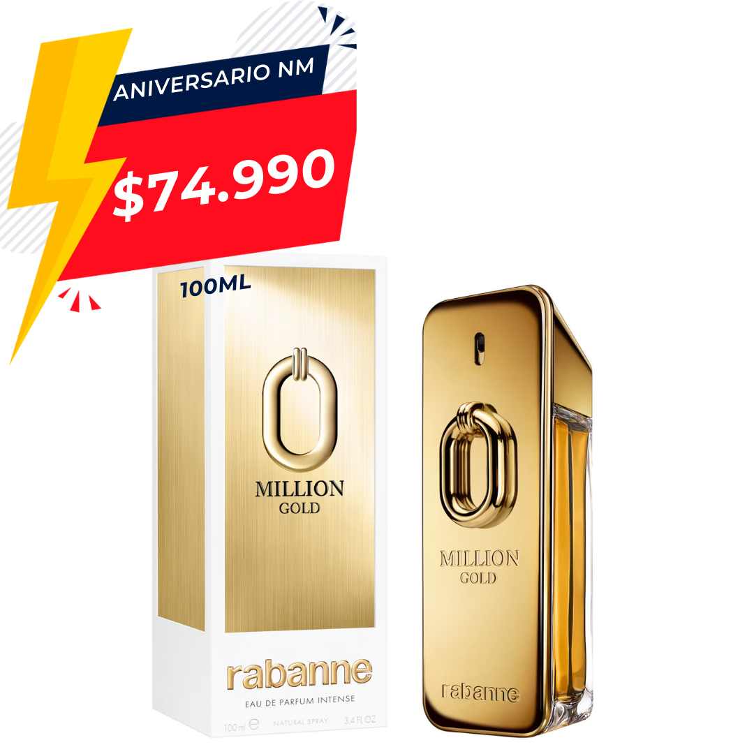 1 Million Gold Paco Rabanne 100Ml Hombre Edp (Nuevo)