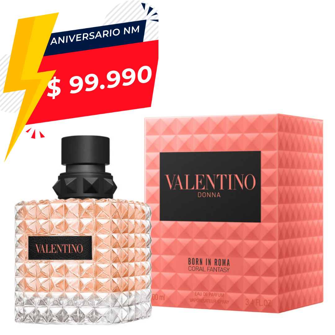 Donna Born In Roma Coral Fantasy Valentino 100Ml Mujer Edp