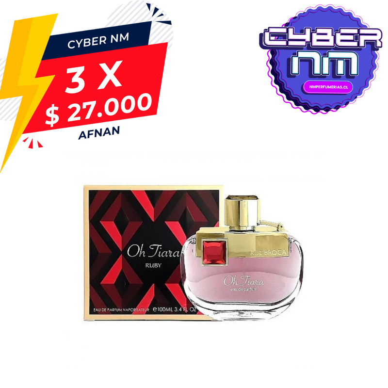 Rue Broca Oh Tiara Ruby Afnan 100Ml Mujer  Perfume