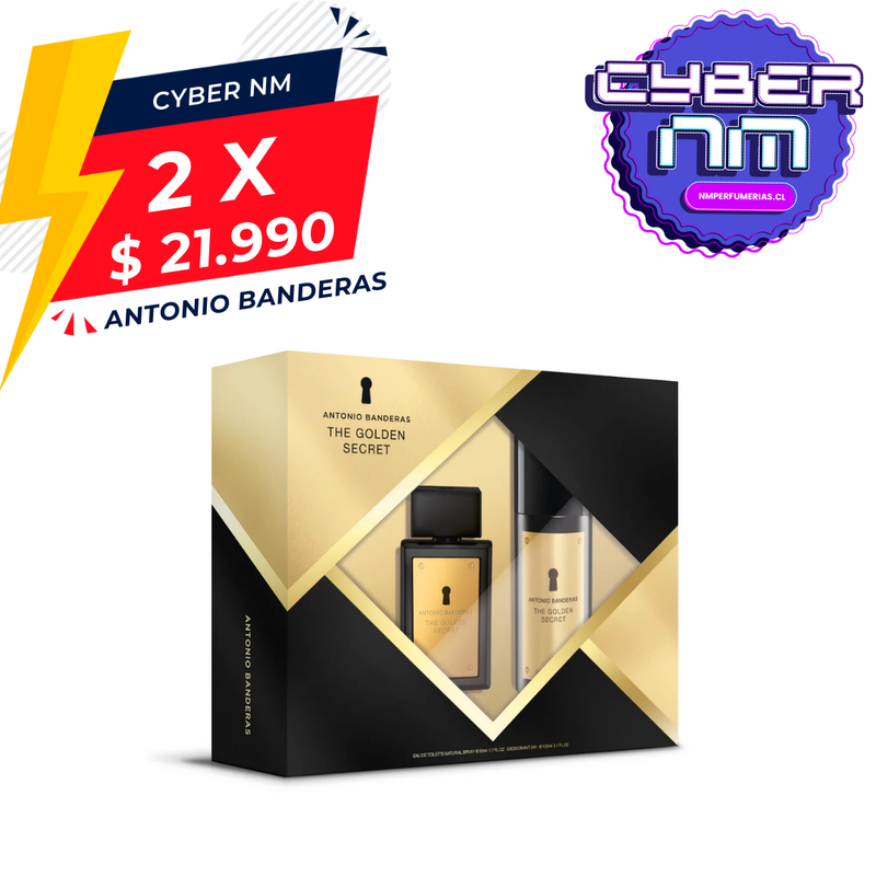 Golden Secret Antonio Banderas Estuche 100Ml Hombre Edt