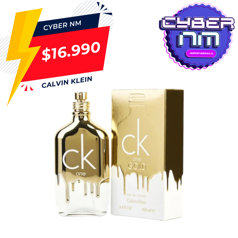 Ck One Gold Calvin Klien 100Ml Unisex  Agua De Tocador