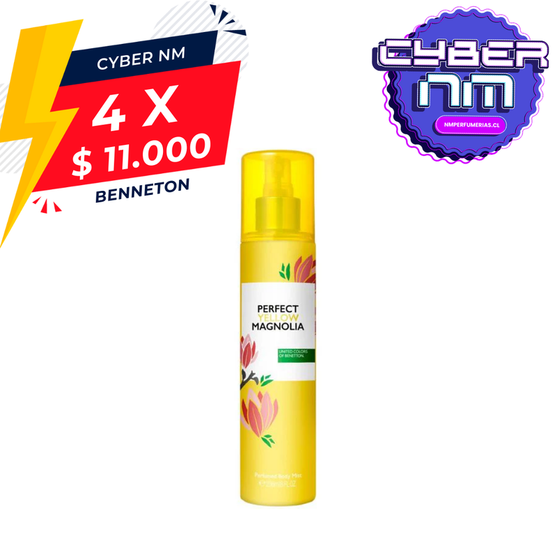 Perfect Yellow Benetton 236Ml Mujer Colonia (Nuevo)