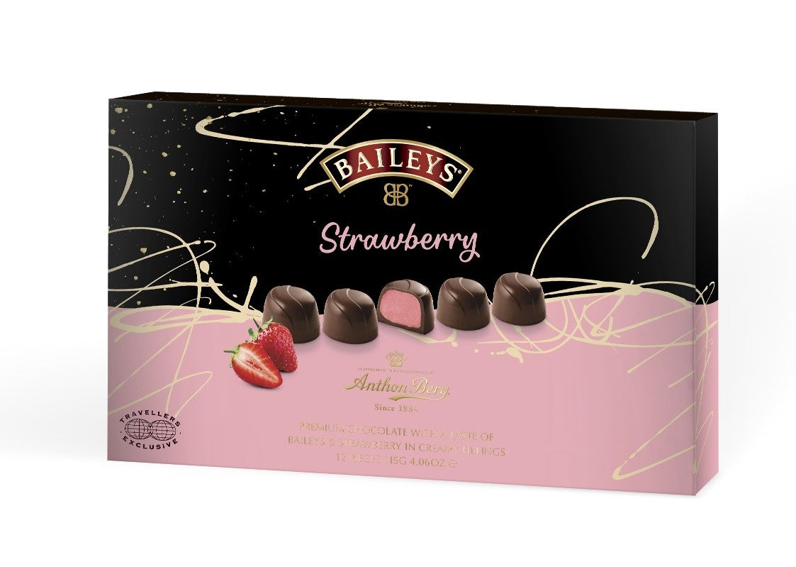 BAILEYS STRAWBERRY ANTHON BERG 115G CHOCOLATES