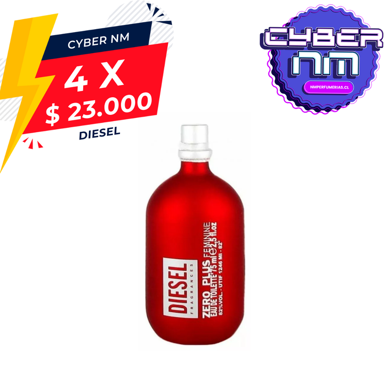 Diesel Zero Plus Edt 75Ml Mujer