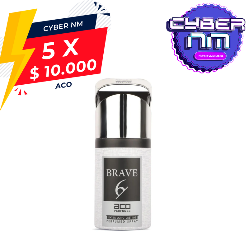 Brave 6 Aco 250Ml Unisex Desodorante