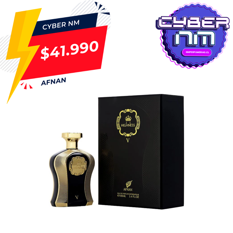 Highness V Black Afnan 100Ml Mujer  Perfume