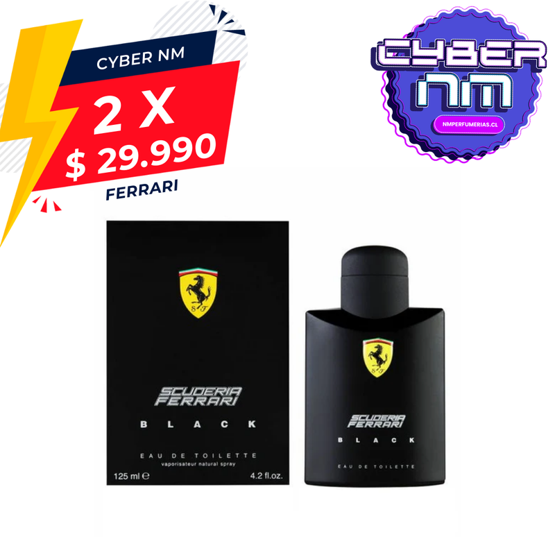 Ferrari Black 125Ml Hombre Edt