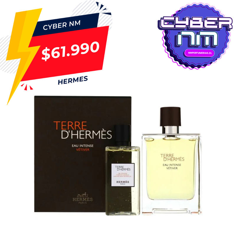 Terre Eau Intense Vetiver Hermes Estuche 100Ml Hombre Edp