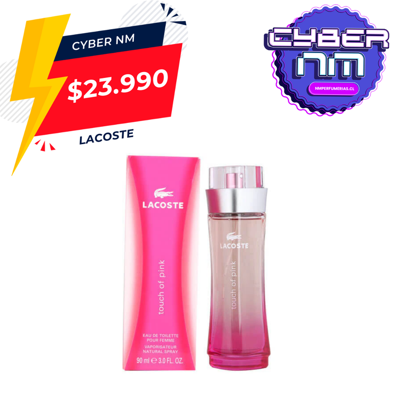 Lacoste Touch Of Pink Edt 90Ml Mujer