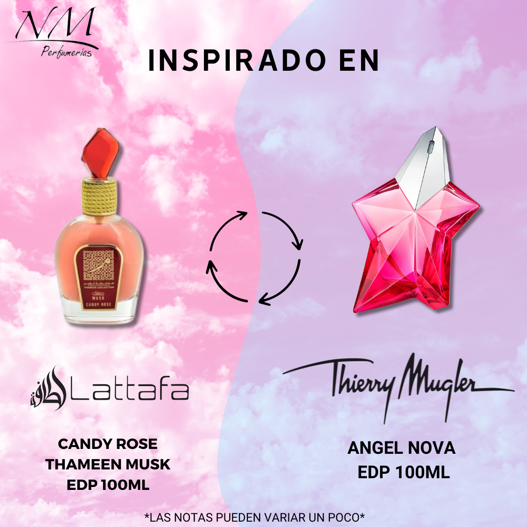 Candy Rose Thameen Musk Lattafa 100Ml Mujer Edp