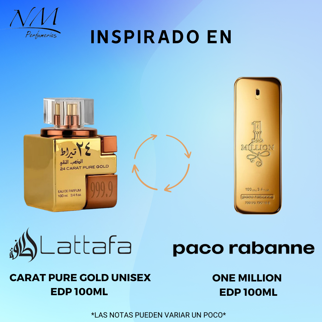 Carat Pure Gold Lattafa 100Ml Unisex Edp