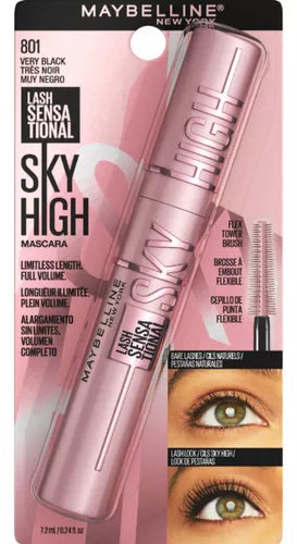 Maybelline Ojos   Mascara Sky High Washable Very Black