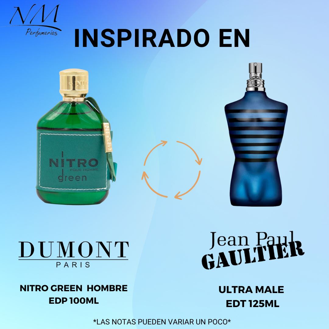 Nitro Green Dumont 100Ml Hombre Edp