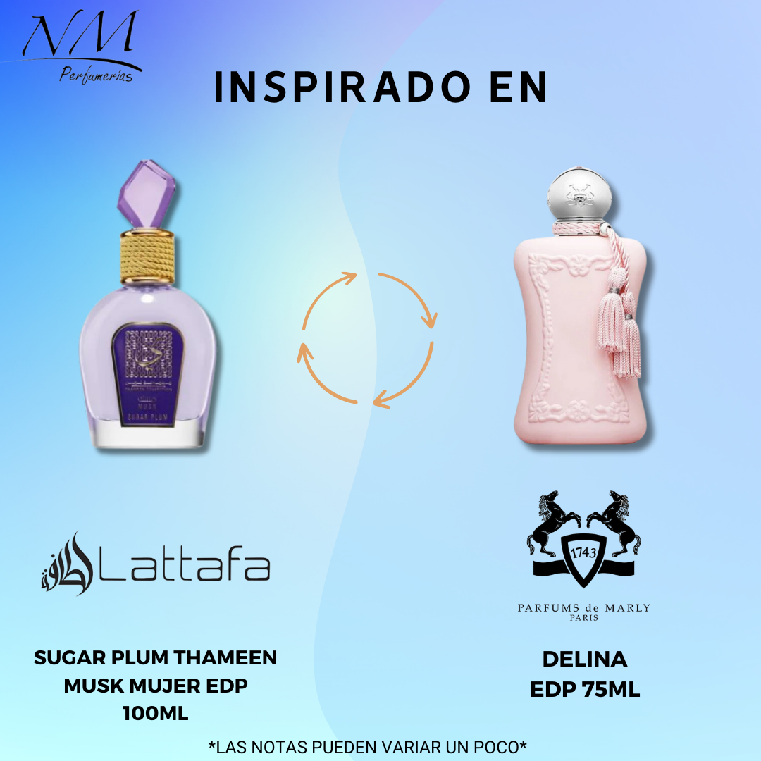 Sugar Plum Thameen Musk Lattafa 100Ml Mujer Edp