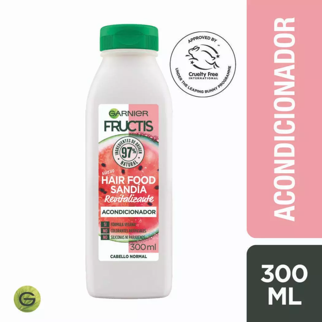 Fructis Hair Food Sandia Acondicionador 300Ml