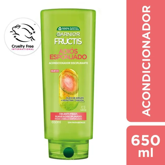 Acondicionador Disciplinante Garnier Fructis Adiós Esponjado 650 Ml