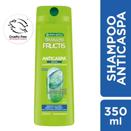 Garnier Shampoo Fructis Anticaspa Graso 350 Ml