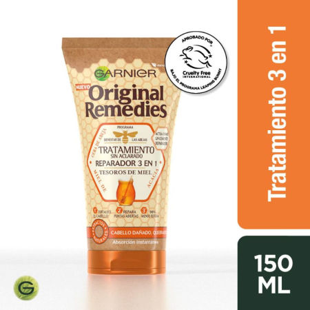 Tratamiento Sin Aclarado Reparador 3 En 1 De 150 Ml