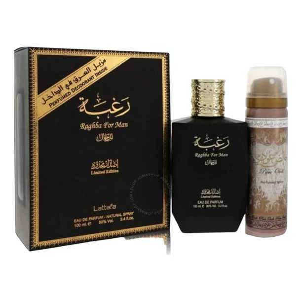 Raghba For Man Lattafa Estuche 100Ml Hombre Edp