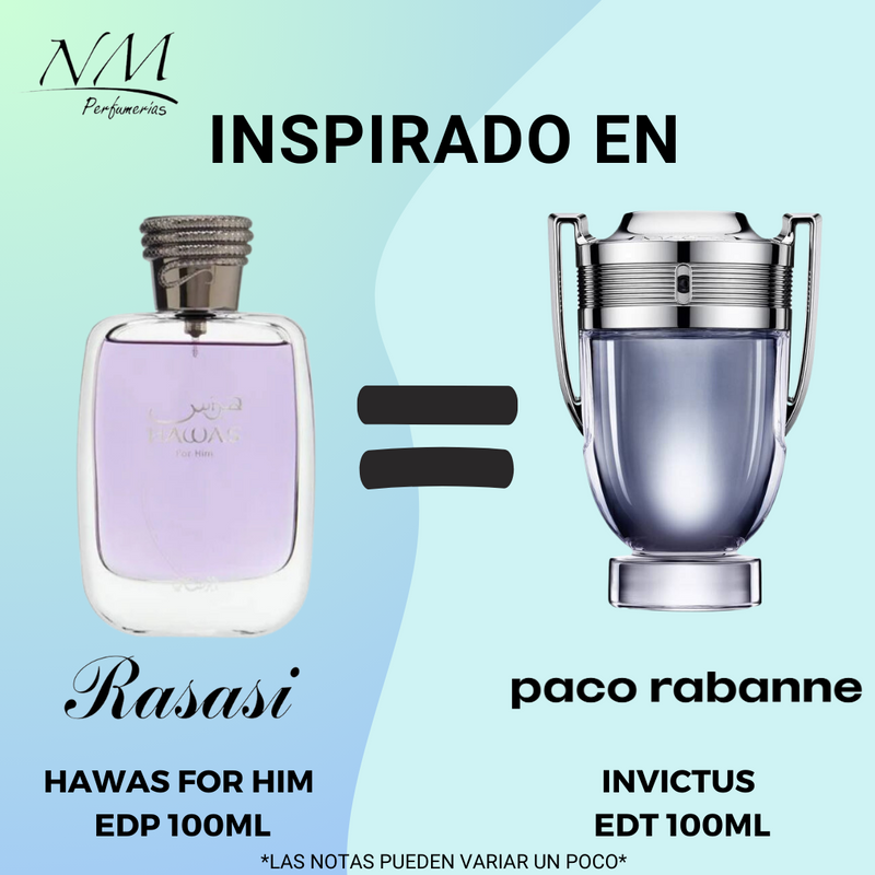 Hawas For Him 2023 Rasasi 100Ml Hombre Edp