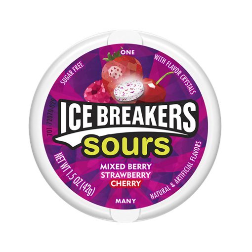 Icebreakers Sours Fresa pastilla 42g Vence el 01/Jun/21