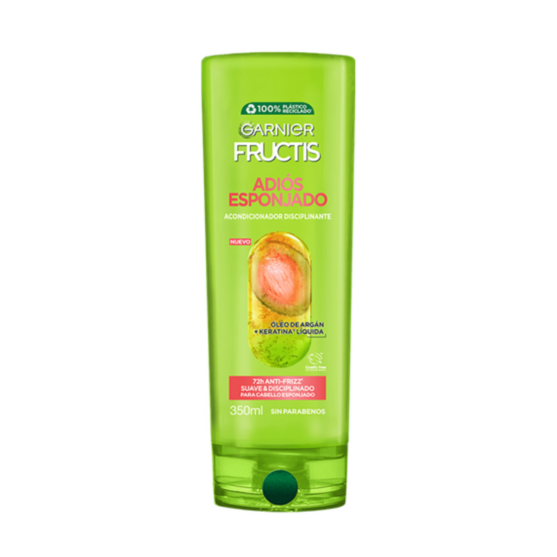 Acondicionador Disciplinante Garnier Fructis Adios Esponjado 350 Ml