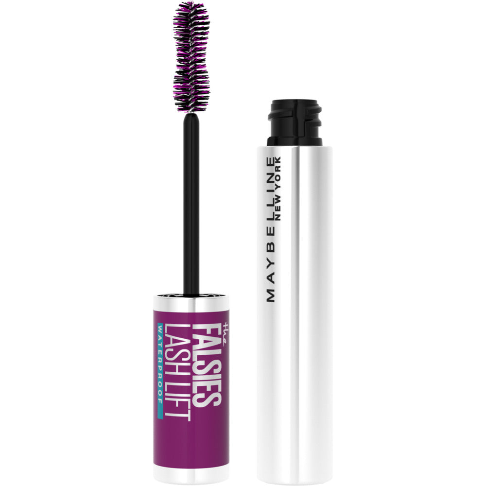 Máscara De Pestañas Falsies Lash Lift A Prueba De Agua Negro Maybelline