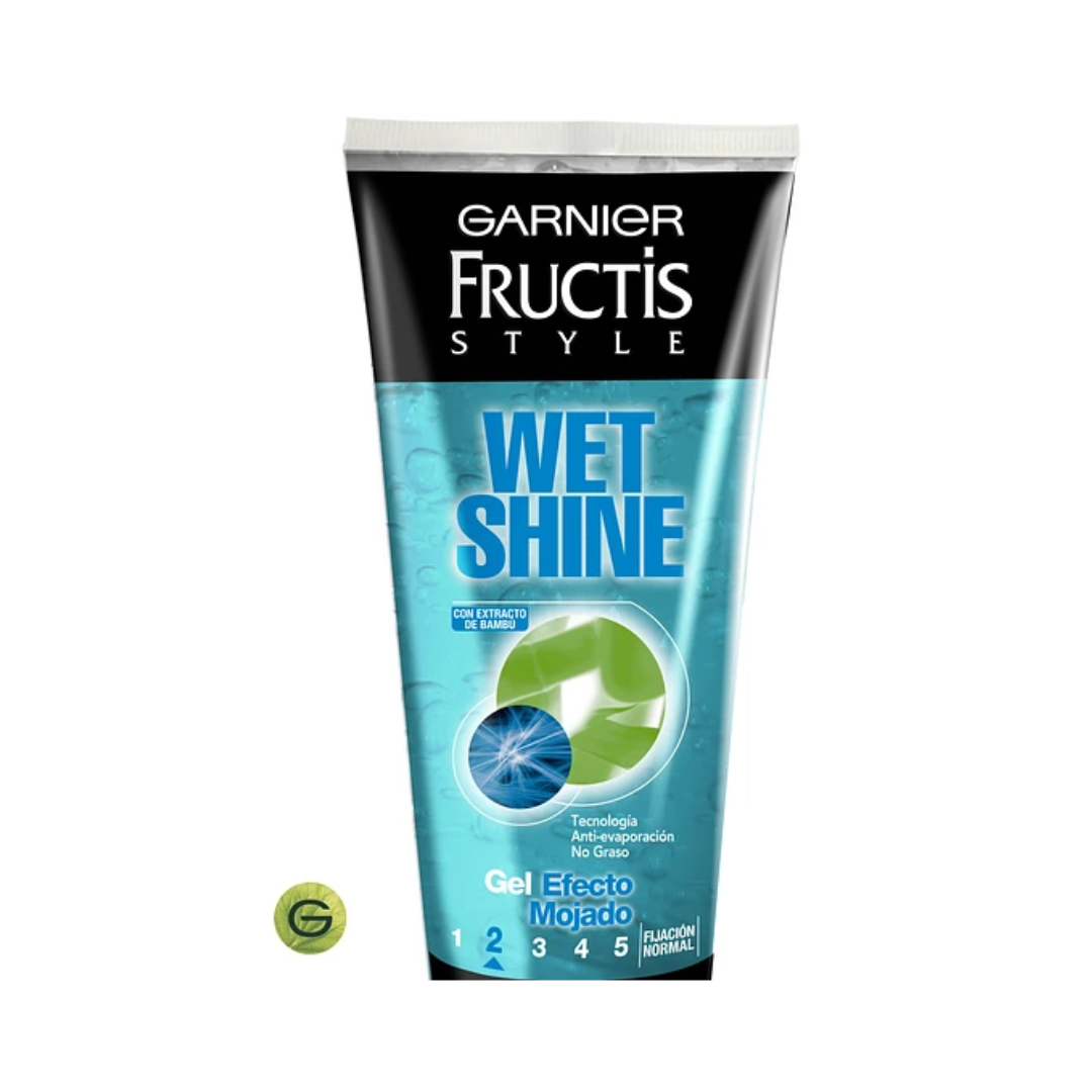 Garnier Fructis Style Gel fijador Wet Shine Efecto Mojado 200 Ml