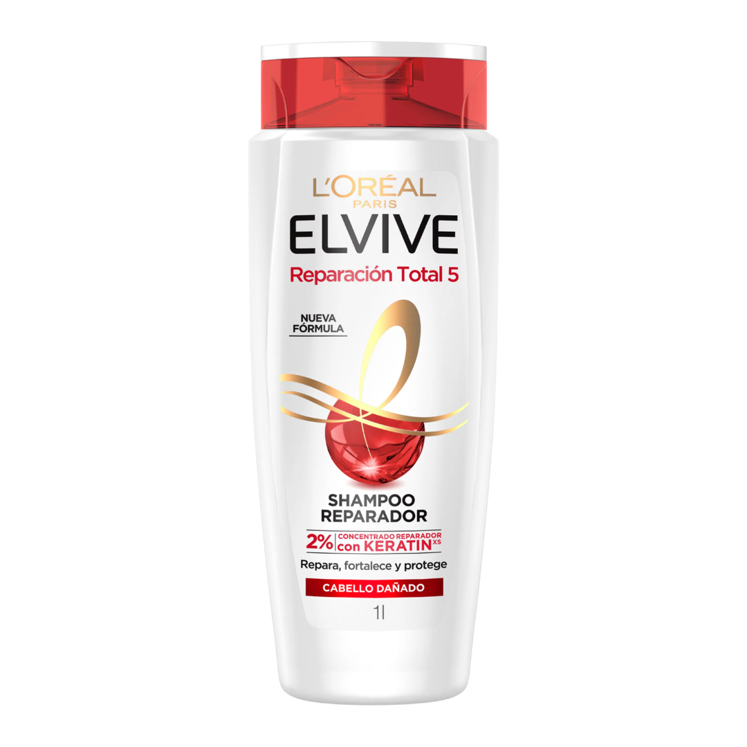 Elvive Reparación Total 5 Shampoo 1000 Ml Cabello Dañado