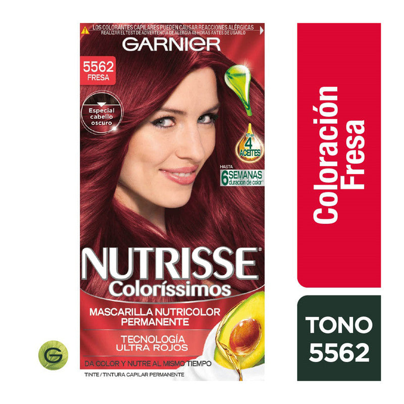 Tinte Nutrisse Colorissimos 5562 Fresa Garnier