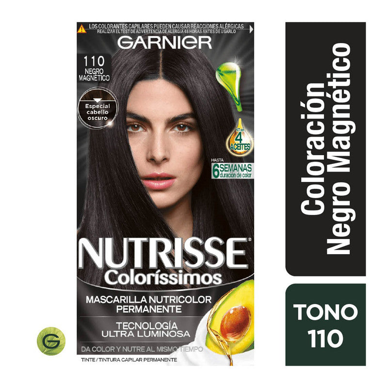 Tinte Nutrisse Clororissimos 110 Negro Magnetico Garnier