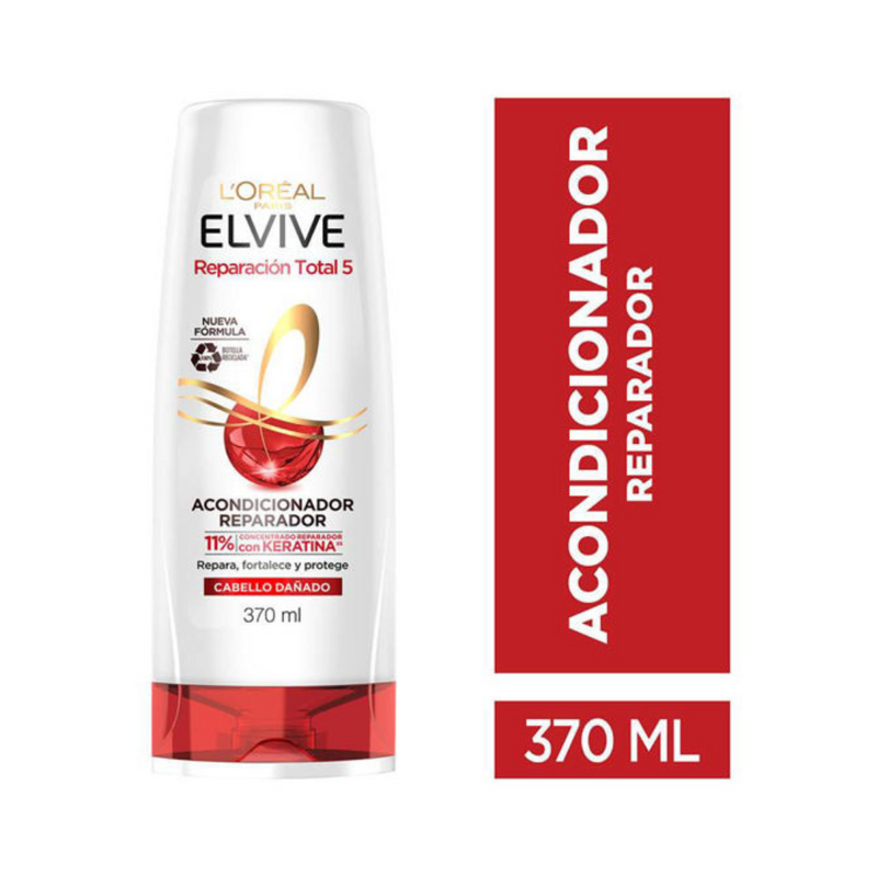 L'Oreal Paris Acondicionador Elvive Reparacion Total 5 370 Ml