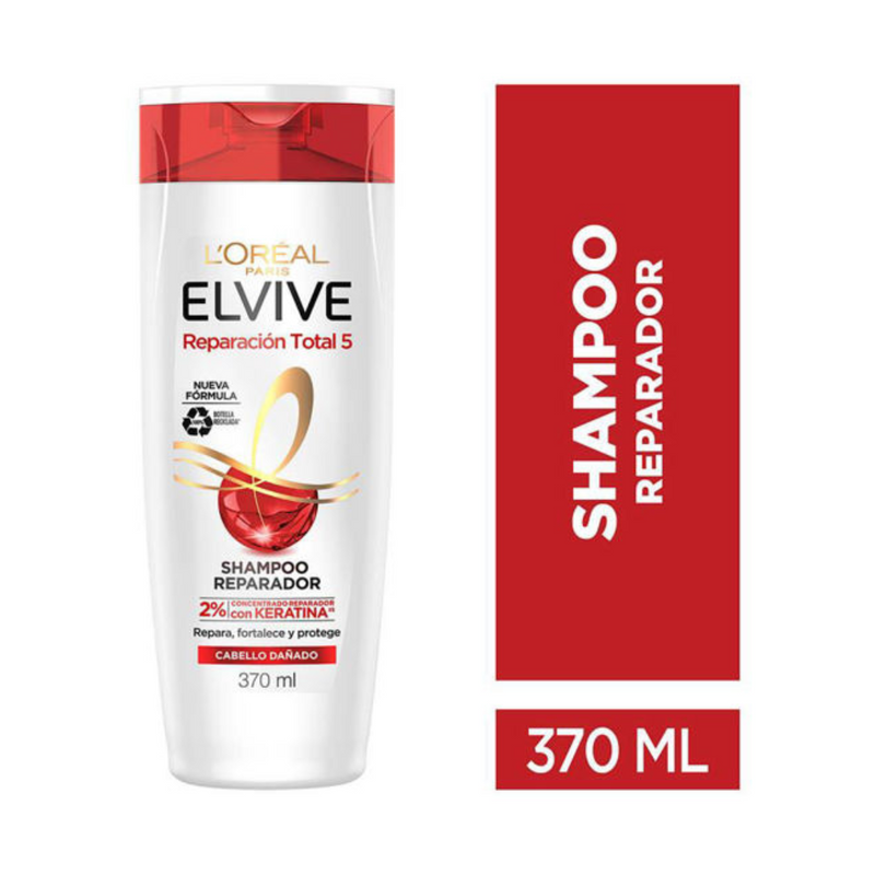 L'Oreal Paris Shampoo Elvive Reparacion Total 5 370 Ml