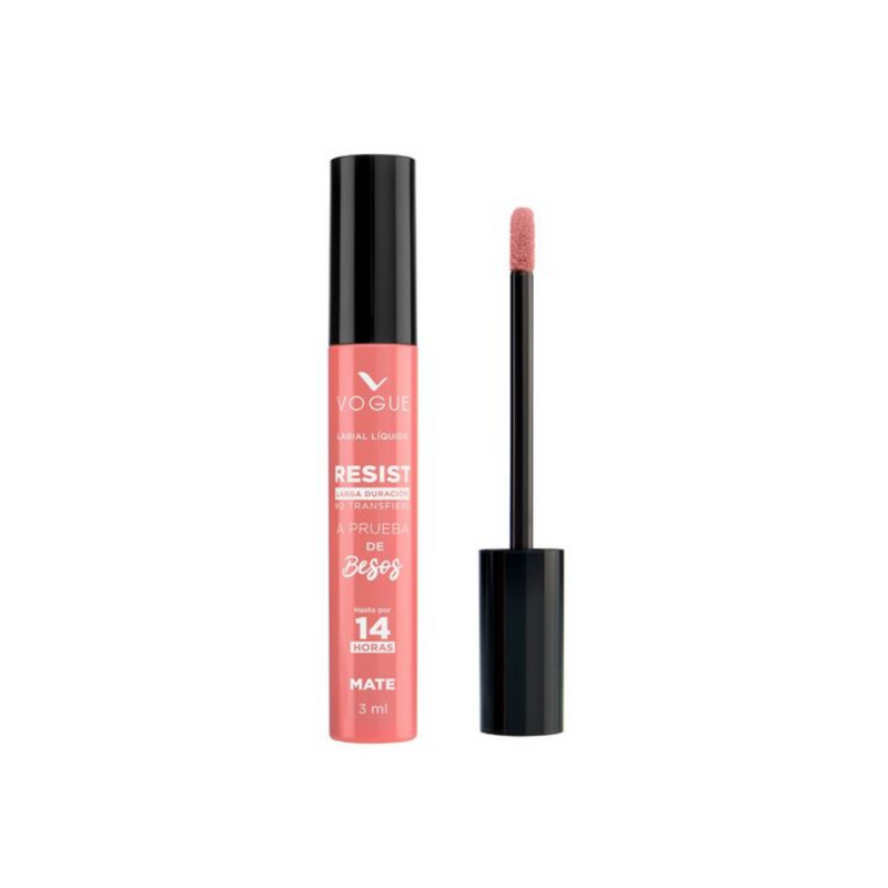 Labial Liquido Vogue Resist Romantica 3 Ml.