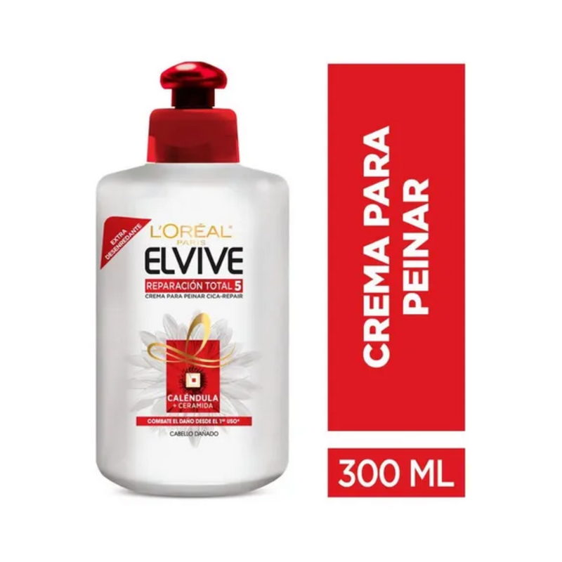 L'Oréal Paris Elvive Reparación Total 5 Crema P/ Peinar 300 Ml