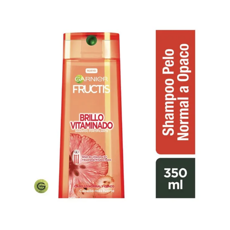 Garnier Fructis Shampoo Brillo Vitaminado 350 Ml