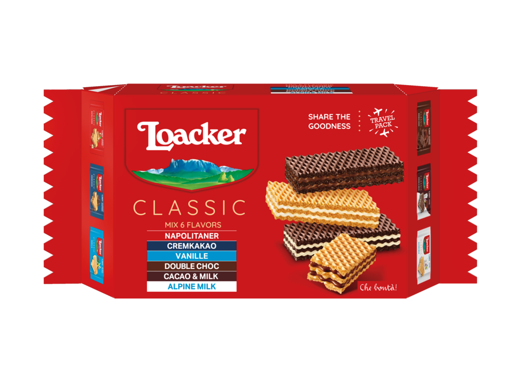 Galleta Classic Wafers Pack Loacker 270G Chocolate