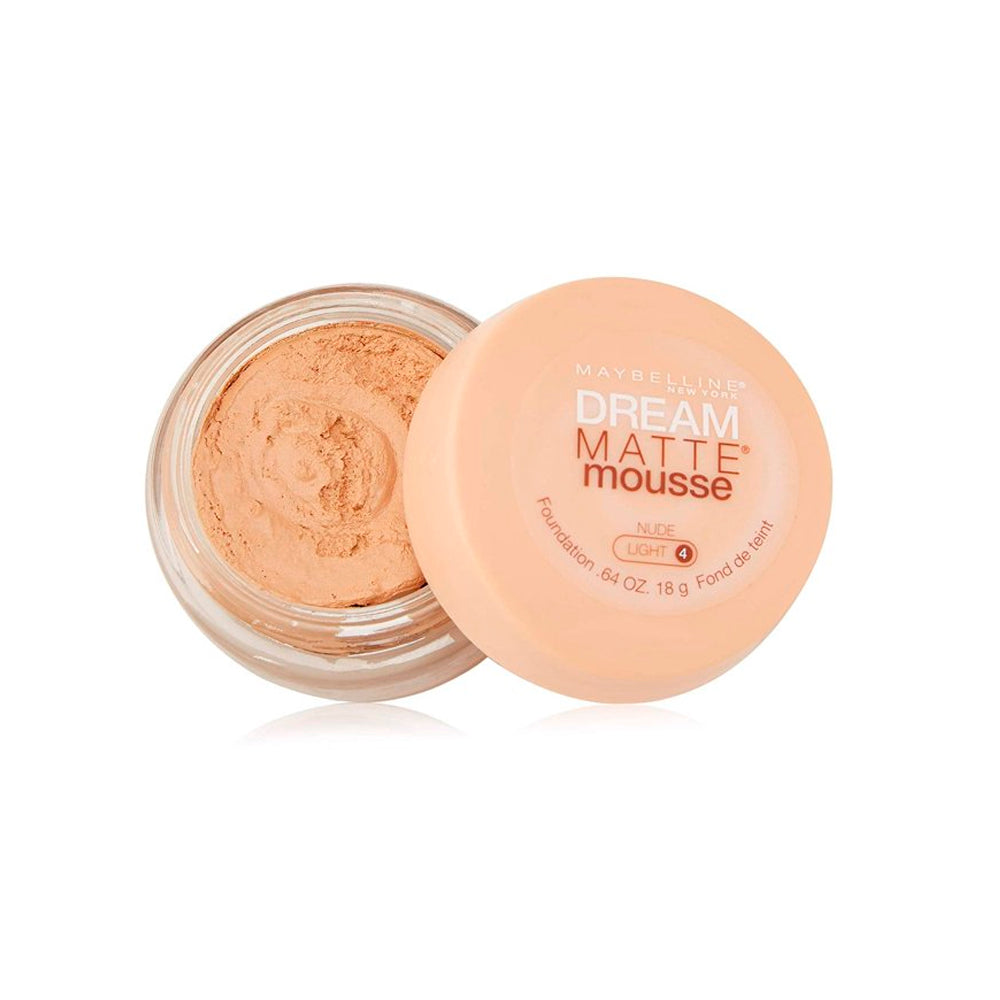 Base De Maquillaje Dream Matte Mousse Nude Maybelline