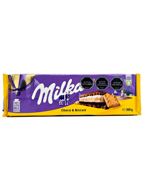 Choco And Biscuit Milka 300G Chocolate