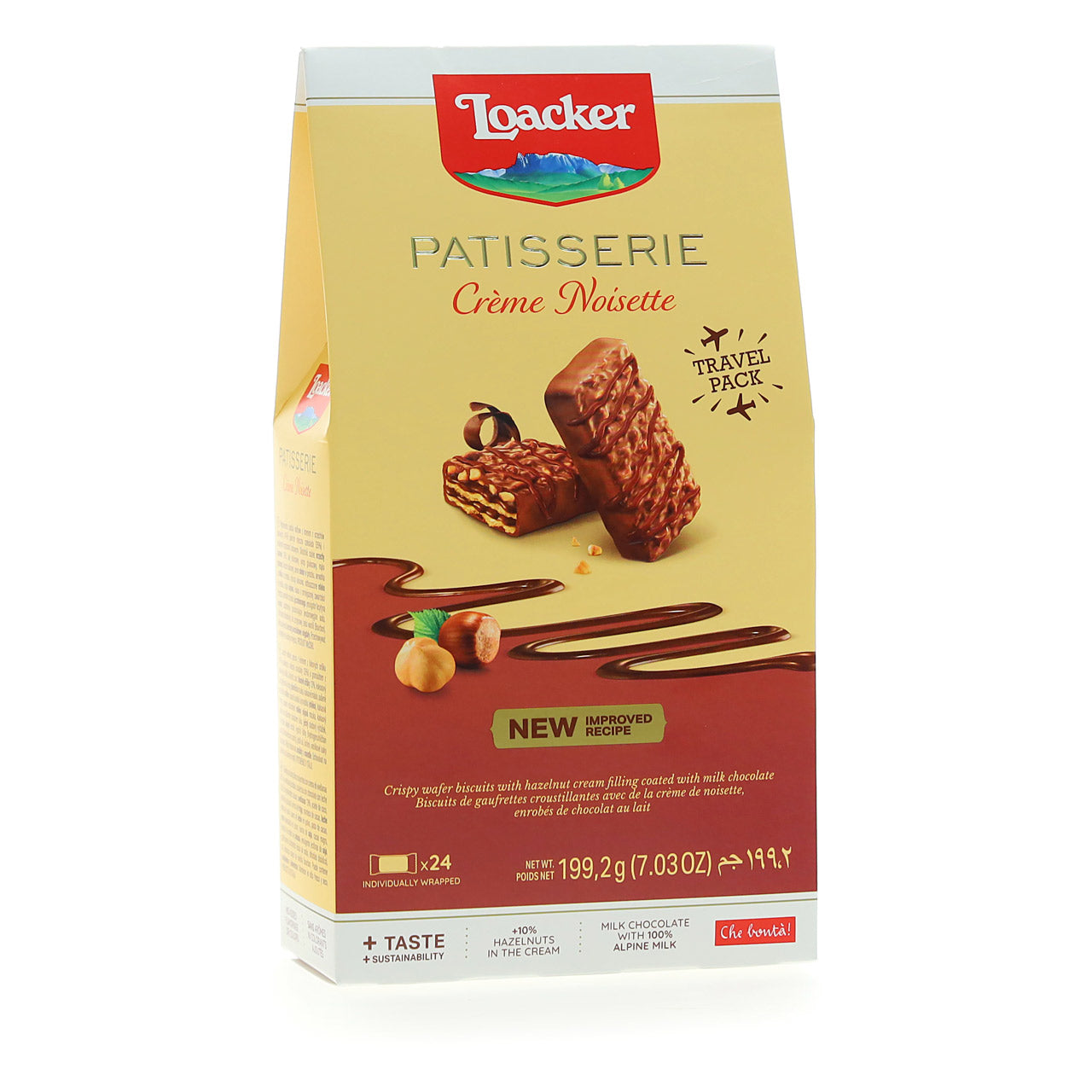 Galleta Gran Pasticceria Creme Noisette Loacker 200G Chocolate